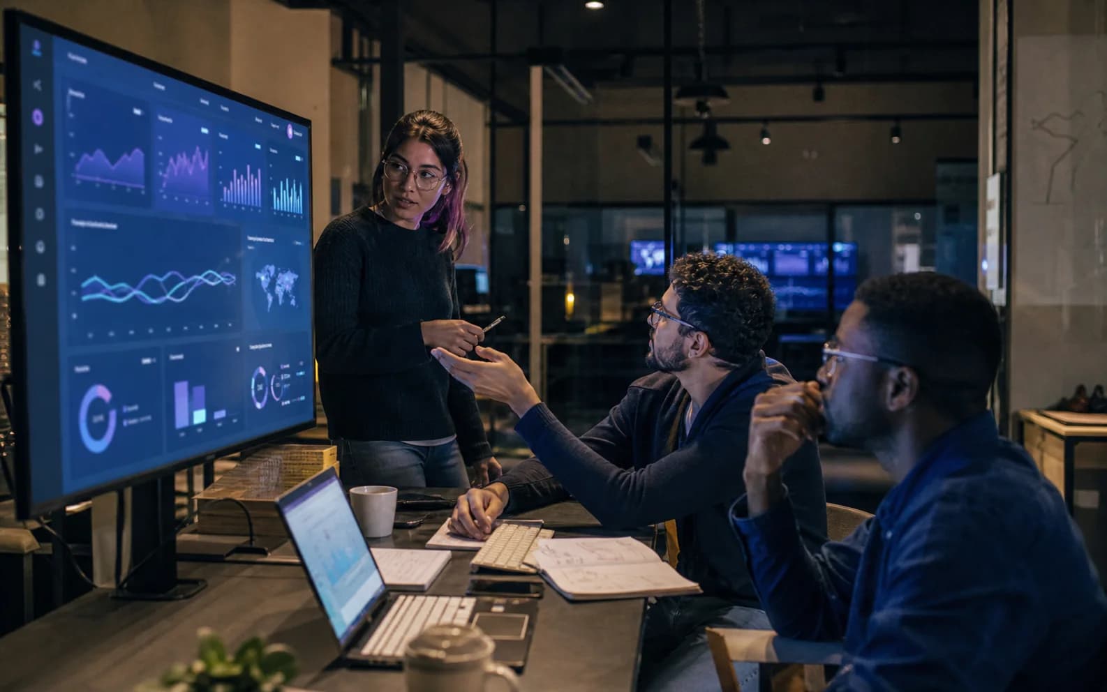 SaaS dashboard and web application