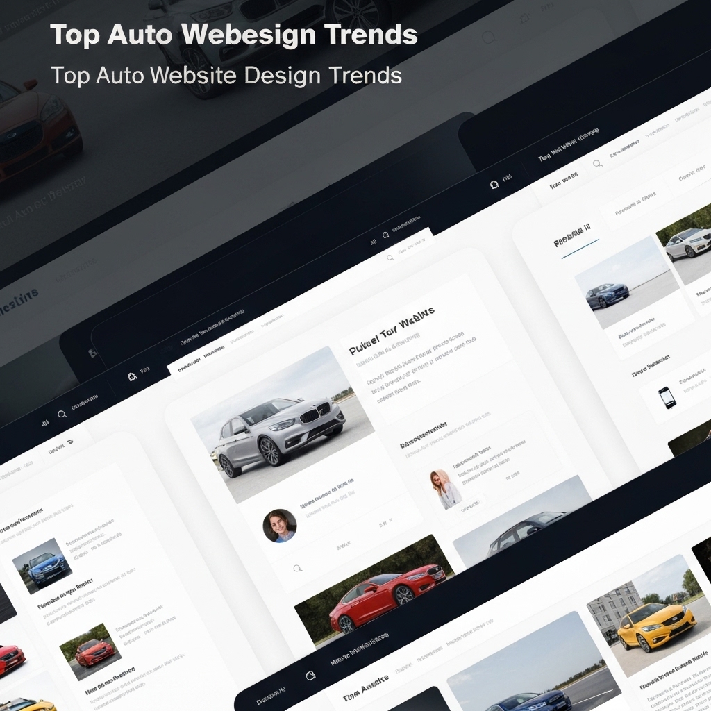 Modern auto dealership website showcasing responsive design trends